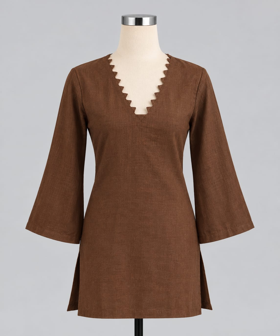 Cocoa Charm Brown Kurti